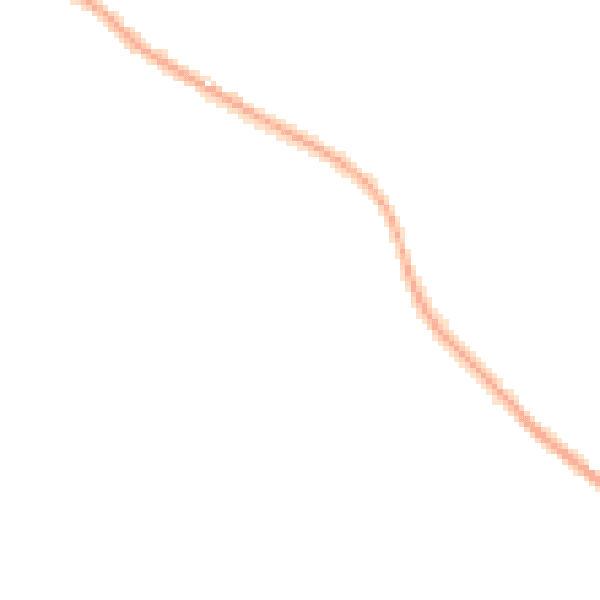 Night-time road noise heatmap for CW8 3EL