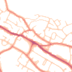 Daytime road noise heatmap for CW8 3NN