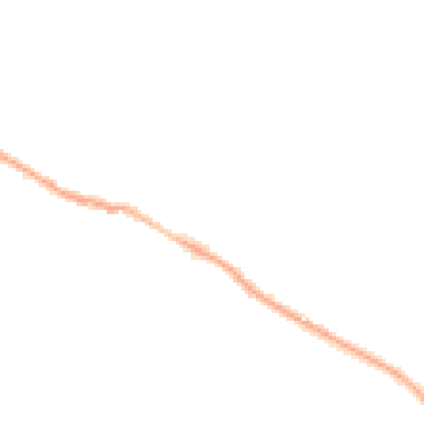 Night-time road noise heatmap for CW8 3NN