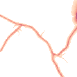 Daytime road noise heatmap for CW8 3QY