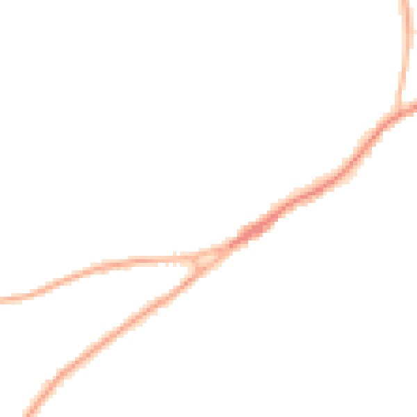 Night-time road noise heatmap for CW8 4AP