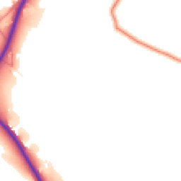 Daytime road noise heatmap for CW8 4RE