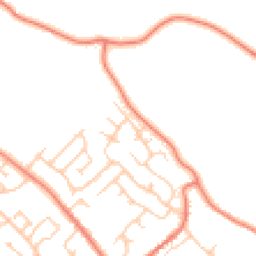 Daytime road noise heatmap for CW8 4ST