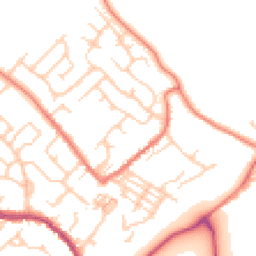 Daytime road noise heatmap for CW8 4SY