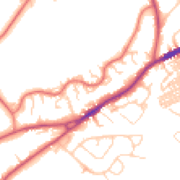 Daytime road noise heatmap for CW8 4TF