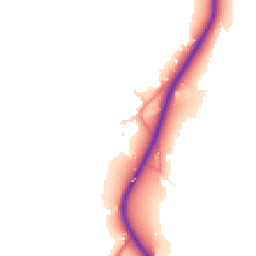 Daytime road noise heatmap for CW8 4YB