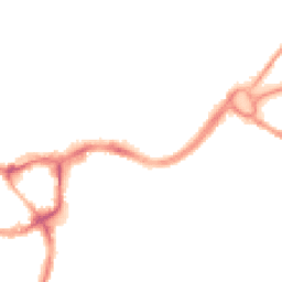 Night-time road noise heatmap for CW9 5JF