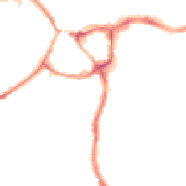 Night-time road noise heatmap for CW9 5JP