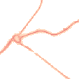 Night-time road noise heatmap for CW9 5LY