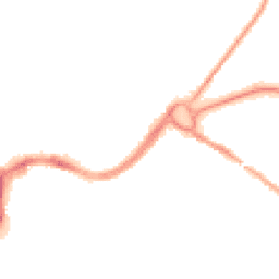 Night-time road noise heatmap for CW9 5NL