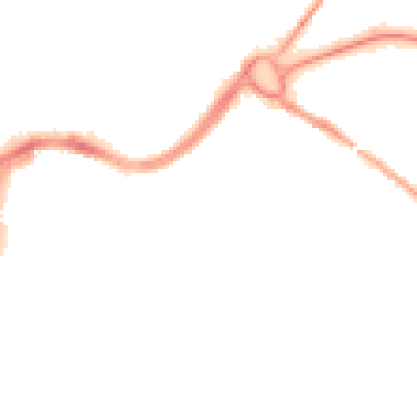 Night-time road noise heatmap for CW9 5RS