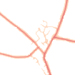 Daytime road noise heatmap for CW9 6BG