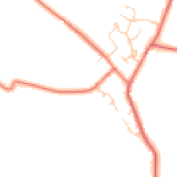 Daytime road noise heatmap for CW9 6BS