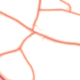 Daytime road noise heatmap for CW9 6LJ