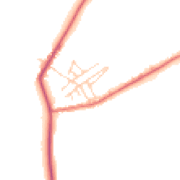 Daytime road noise heatmap for CW9 6QX