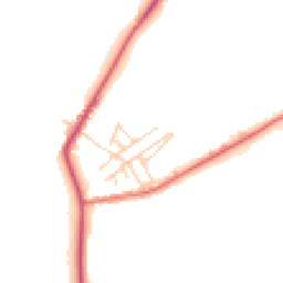 Daytime road noise heatmap for CW9 6RF