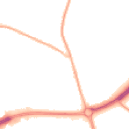 Night-time road noise heatmap for CW9 7EB