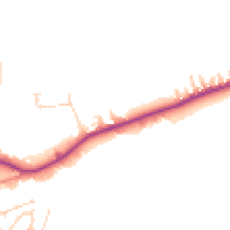 Daytime road noise heatmap for CW9 7LZ