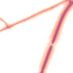 Night-time road noise heatmap for CW9 7PB