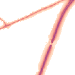 Night-time road noise heatmap for CW9 7PD