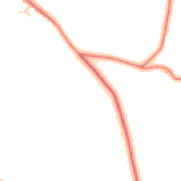 Daytime road noise heatmap for CW9 7SU