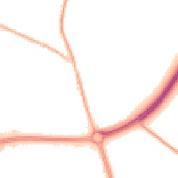 Night-time road noise heatmap for CW9 7XW