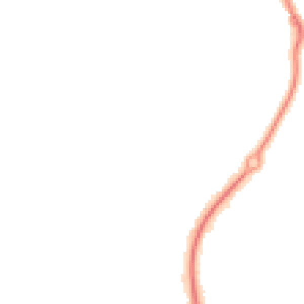 Night-time road noise heatmap for CW9 8RX