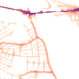 Daytime road noise heatmap for DA10 0AL