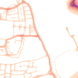 Daytime road noise heatmap for DA10 0BB