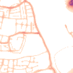 Daytime road noise heatmap for DA10 0BS