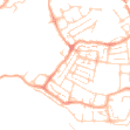 Daytime road noise heatmap for DA10 0DL