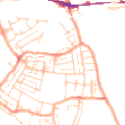 Daytime road noise heatmap for DA10 0HX