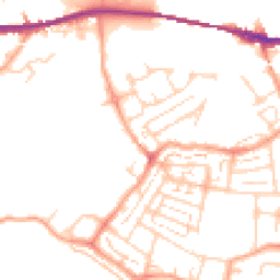 Daytime road noise heatmap for DA10 0LP