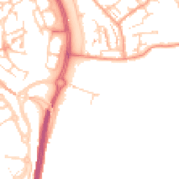 Daytime road noise heatmap for DA10 1FR