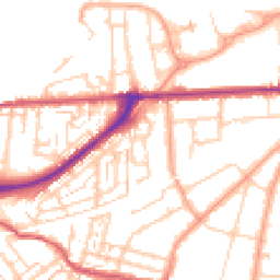 Daytime road noise heatmap for DA11 0EG
