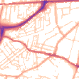 Daytime road noise heatmap for DA11 0JR