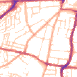 Daytime road noise heatmap for DA11 0NB