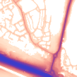 Daytime road noise heatmap for DA11 7GQ