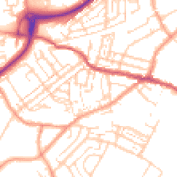Daytime road noise heatmap for DA11 8RW