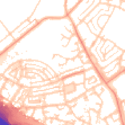 Daytime road noise heatmap for DA11 8SL