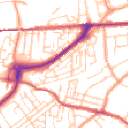 Daytime road noise heatmap for DA11 9NN