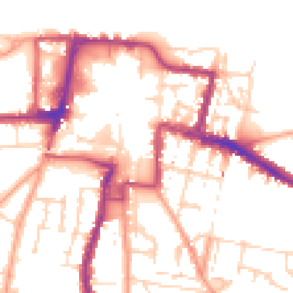 Daytime road noise heatmap for DA12 1AA