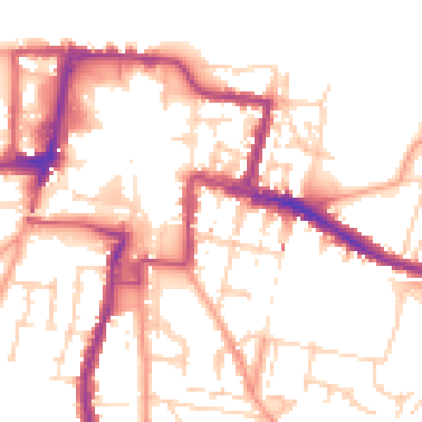 Daytime road noise heatmap for DA12 1EH