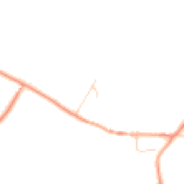 Daytime road noise heatmap for DA12 3DB