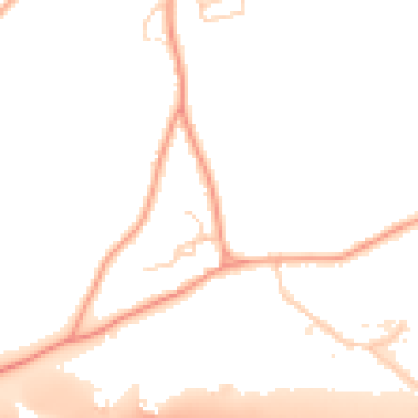 Daytime road noise heatmap for DA12 3EW