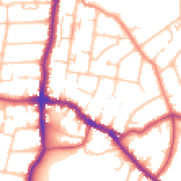 Daytime road noise heatmap for DA14 4AD
