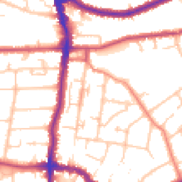 Daytime road noise heatmap for DA14 4AP