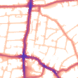 Daytime road noise heatmap for DA14 4BA
