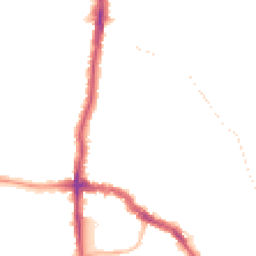 Night-time road noise heatmap for DA14 4BA