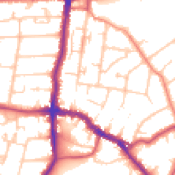 Daytime road noise heatmap for DA14 4BN